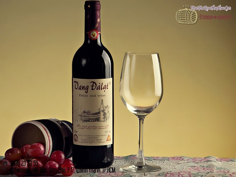 Rượu Vang Đà Lạt Export Red Wine