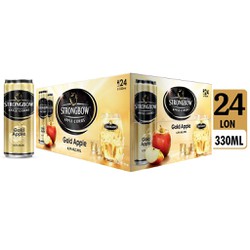 Nước táo lên men Strongbow Gold 330ml Thùng 24 Lon
