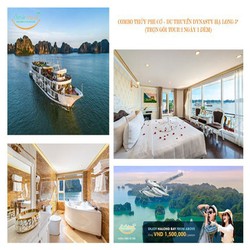 COMBO 2N1Đ DU THUYỀN HẠ LONG DYNASTY 5 SAO + THỦY PHI CƠ COMBO 2N1Đ DU THUYỀN HẠ LONG DYNASTY 5 SAO + THỦY PHI CƠ