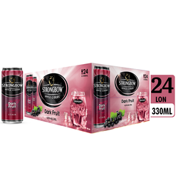 Nước táo lên men Strongbow Dâu Đen 330ml thùng 24 lon