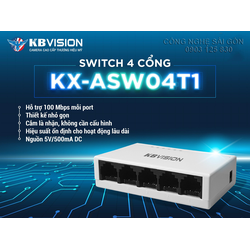 Switch POE KBVision KX-ASW04T1