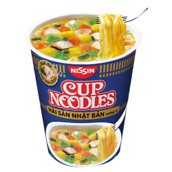 Thùng 24 ly mì Nissin hải sản Nhật Bản 67g