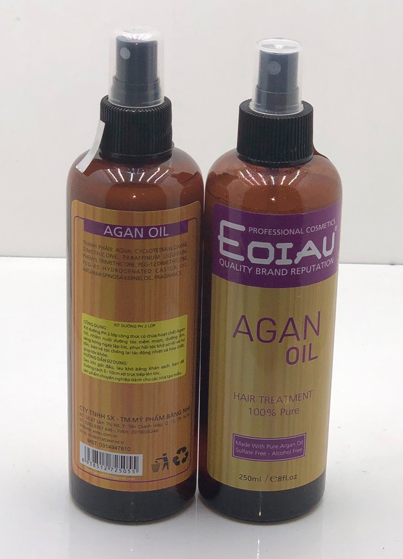 Xịt Dưỡng phục hồi tóc 2 lớp EOIAU 250ml