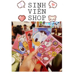Bao lì xì dệt kim Hong Kong hoạt hình cao cấp