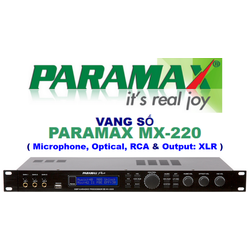 Vang số Paramax Pro MX-220