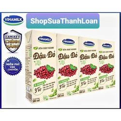 Sữa đậu nành óc chó Vinamilk 180ml lốc 4 hộp