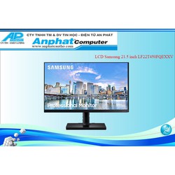 Màn Hình Viền Mỏng Samsung LCD 21.5'' LF22T450FQEXXV (FHD, 60Hz, IPS, 4ms) Chính Hãng Bảo Hành 24 Tháng