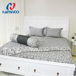 Bộ chăn ga gối Blue Sky Cotton T - DL150