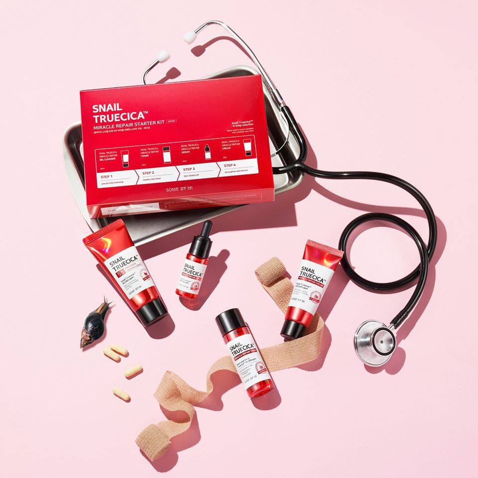 Nước Hoa Hồng Dưỡng Ẩm Tái Tạo và Phục Hồi Da Some By Mi Snail Truecica Miracle Repair Toner 30ml - 4971062936 3