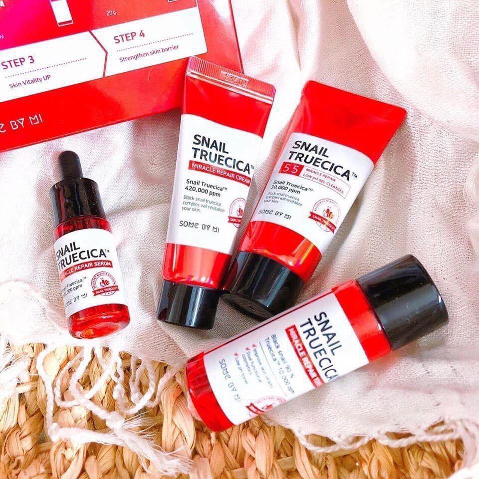 Nước Hoa Hồng Dưỡng Ẩm Tái Tạo và Phục Hồi Da Some By Mi Snail Truecica Miracle Repair Toner 30ml - 4971062936 4