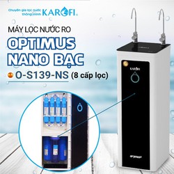 MÁY LỌC NƯỚC KAROFI OPTIMUS O-S139-NS