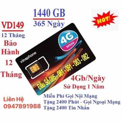 sim vd149 12 tháng ko ohair nạp tiền