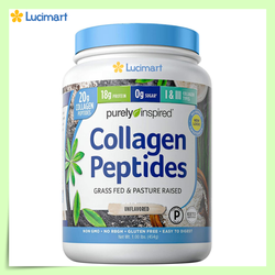 Bột đạm Purely Inspired Collagen Peptides Unflavored, 454g [Hàng Mỹ]