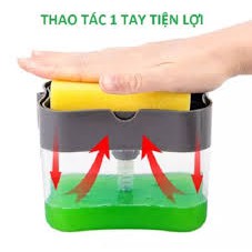 Hộp đựng dầu rửa bát chén - Tặng kèm miếng rửa - 5467639122 6