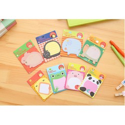 05 cuốn sticker giấy note mini ghi chú hình thú ngộ nghĩnh