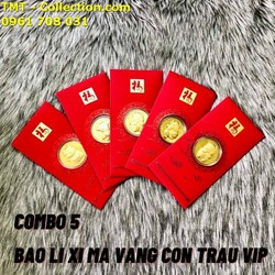 >> SO SÁNH GIÁ EHON 5 - CON TỰ NGỦ MỘT MÌNH ĐƯỢC RỒI | Shopee Lazada Sendo Tiki | Nên mua ở đâu rẻ nhất 54 Combo 5 Bao lì xì Con Trâu Vip đi kèm với một đồng xu mặt hình chú Trâu xinh xắn, có 4 mẫu, giao mẫu ngẫu nhiên, được ốp nhựa arylic bên ngoài, kích thước 17 x 7 x 0.3cm - SP005148
