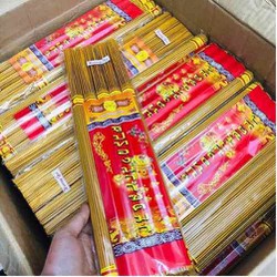 nhang thần tài thái túi lớn 195 nén( 5 thẻ x 39 nén)