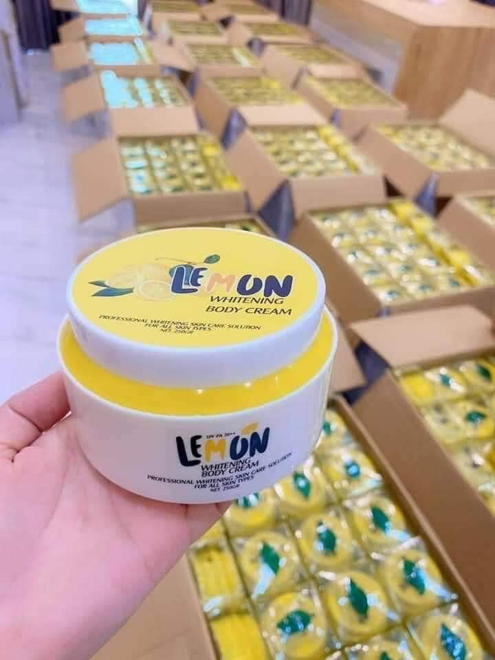 Kem body Lemon - Whitening body cream