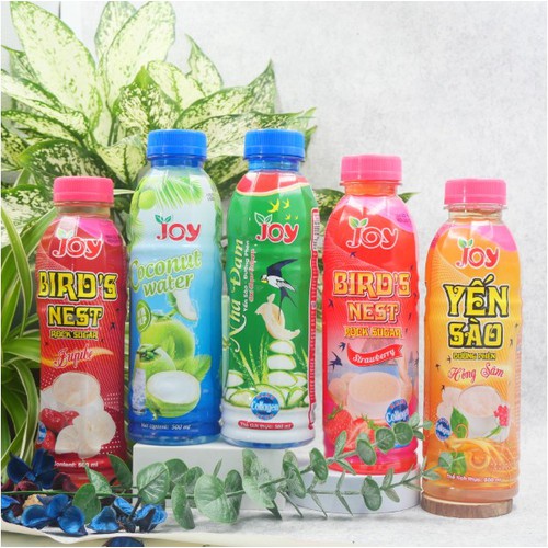 Thùng 24 chai 500ml JOY Yến Sào Đường Phèn Dưa Lưới Úc