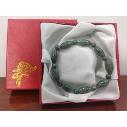Vòng tay phong thủy cẩm thạch cà na, vòng tay đá tự nhiên Việt Nam