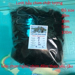 Lưới bẫy chim tổng hợp cao 5m dài 50m