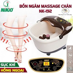 Bồn ngâm chân massage Nikio - Cải thiện giấc ngủ, giảm stress