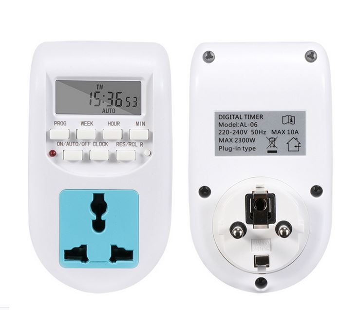 Ổ cắm hẹn giờ bật tắt luân phiên 16 lần trong 1 ngày DIGITAL AL 06 2200W MẪU MỚI 2021 PIN TỰ SẠC THIẾT KẾ SANG TRỌNG BỀN ĐẸP BẢO HÀNH UY TÍN công tắc hẹn giờ timer hẹn giờ thiết bị hẹn giờ đồng hồ hẹn giờ