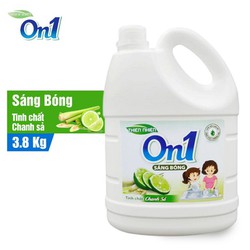 Nước Rửa Chén On1 Chanh Xả 3.8Kg
