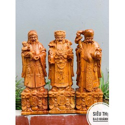Bộ Tam đa Phúc Lộc Thọ bách xanh