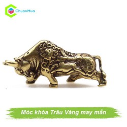 Móc Khoá Trâu Vàng