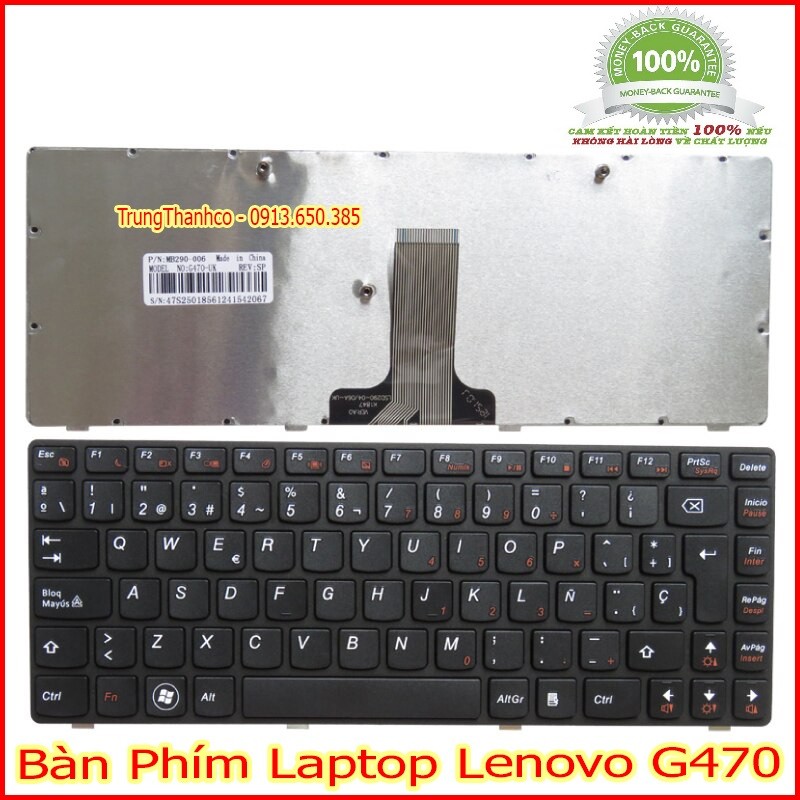 Hình ảnh Bàn Phím Laptop Lenovo G470