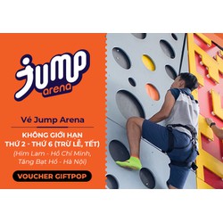 >> SO SÁNH GIÁ GIFTPOP - VÉ JUMP ARENA KHÔNG GIỚI HẠN TRONG TUẦN (ÁP DỤNG TẠI JA THẢO ĐIỀN, JA BIG C) | Shopee Lazada Sendo Tiki | Nên mua ở đâu rẻ nhất 110 Giftpop - Vé Jump Arena không giới hạn trong tuần (áp dụng tại JA Him Lam, JA Tăng Bạt Hổ)