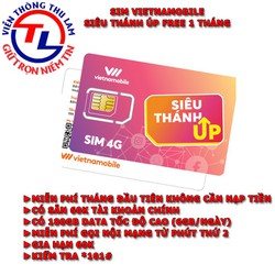 Sim 4G Vietnamobile Siêu Thánh Up Free Tháng Đầu - 6GB/NGÀY (180GB/THÁNG) – TÀI KHOẢN CHÍNH 60K - MIỄN PHÍ GỌI Sim 4G Vietnamobile Siêu Thánh Up Free Tháng Đầu - 6GB/NGÀY (180GB/THÁNG) – TÀI KHOẢN CHÍNH 60K - MIỄN PHÍ GỌI