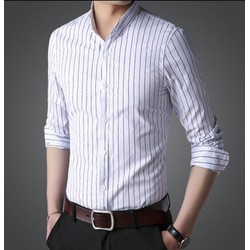áo sơ Mi Nam tay dài kẻ sọc thời trang cấp