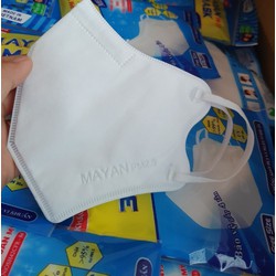 >> BÁO GIÁ Khẩu Trang 3d N95 Fmv | Shopee Lazada Sendo Tiki mới nhất 40 Khẩu trang 3D Mayan Mask Adults màu trắng Người lớn Túi 5 cái N95 theo tiêu chuẩn Hoa Kỳ lọc bụi siêu mịn PM2.5