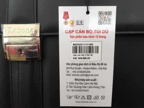 Cặp cán bộ C73B-05 chính hãng Ladoda