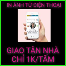 IN 10 ẢNH 4X6 CM ( CÓ ÉP)
