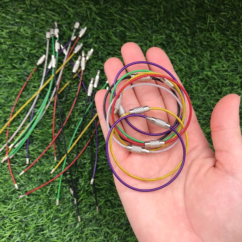 Combo 5 vòng treo khóa vòng treo đồ balo móc treo đồ balo chống tuột - 688150817062 4