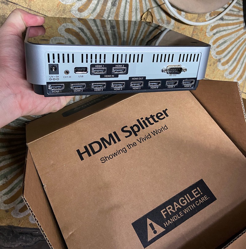 Bộ Chia HDMI 2 Input - 8 Output UHD 4K - Bộ Chia HDMI 2 Input - 8 Output UHD 4K 7