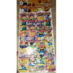 Sét 40 quả Boom troll hình pokemon bằng nhựa