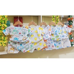 sét bộ coton giấy bé trai bé gái 4- 16kg