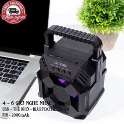 Loa bluetooth Mini sách tay, Âm lớn Bass khỏe nghe nhạc 8h