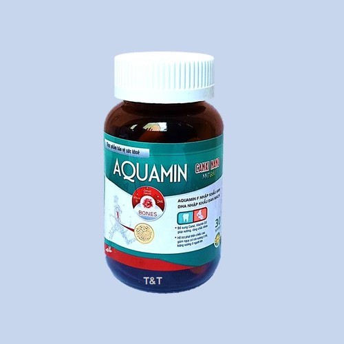 Hình ảnh Viên uống bổ sung Canxi ,vitamin D3 Aquamin Canxi Nano MK7 Gold – Giúp phát triển chiều cao ở trẻ, giảm loãng xương ở người lớn- thành phần Aquamin 400mg Nhập khẩu Anh, DHA nhập khẩu Đan Mạch.Hộp 30 viên - Aquamin Canxi Nano MK7 Gold 30 viên