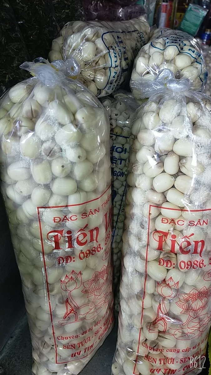HẠT SEN TƯƠI ĐỒNG THÁP 500GRAM