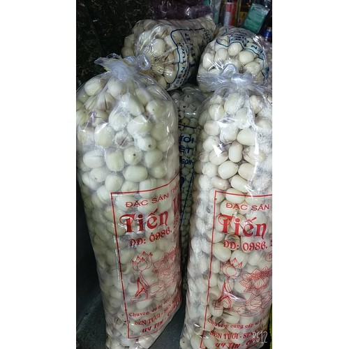 HẠT SEN TƯƠI ĐỒNG THÁP 500GRAM