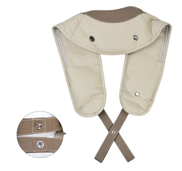 Đai massage vai Upapa Hug màu be Đai massage vai cổ gáy-0965.011.567 5