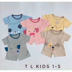 bộ coton trai gái