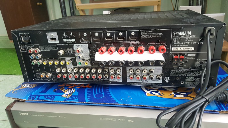 Ampli 5.1 (receiver) đời mới TrueHD, DTs, FullHD, 4 port HDMI - 5