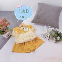 Bộ đũi xước cherry dễ thương