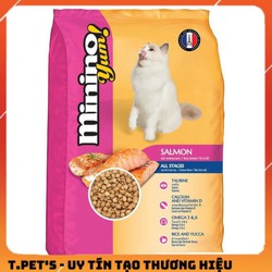 Thức ăn cho mèo Minino Yum Salmon 350gr/gói - TPet's Shop